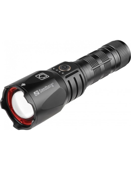 420-89 Torcia Sandberg Survivor Torch Powerbank 5000 mAh waterproof case torcia impermeabile per sopravvivenza