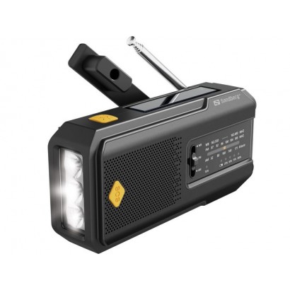 421-04 Radio Sandberg Survivor Radio All-in-1 Torcia Powerbank 2000 mAh Radio FM+AM Radio...