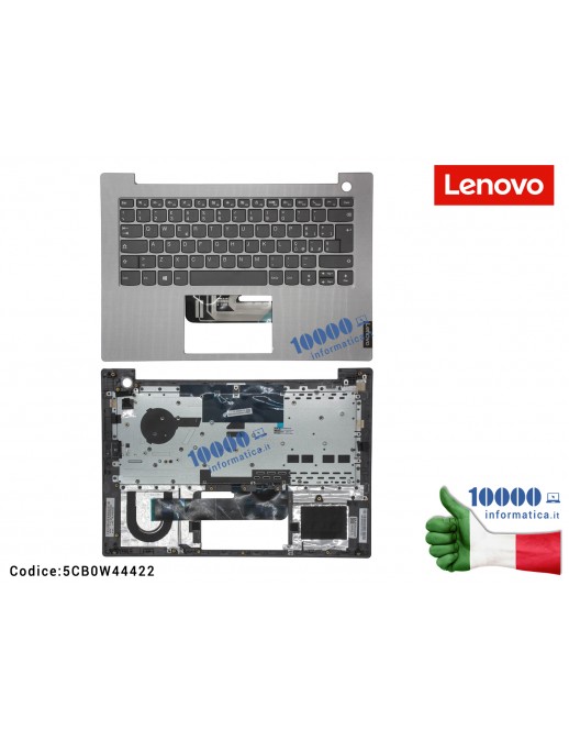 Tastiera Italiana Top Case LENOVO ThinkBook 14-IML (20RV) 14-IIL (20SL) [Mineral Grey] 5CB0W44422 FRU5CB0W44422 (Fingerprint)