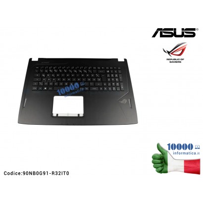 Tastiera Italiana Top Case Superiore ASUS ROG Strix GL702VI GL702V Retroilluminata 90NB0G91-R32IT0