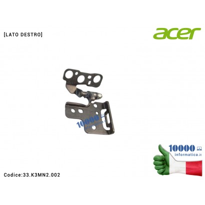 Cerniera [DX] Hinge ACER Aspire A515-57 A515-57G A515-57T S50-54 [LATO DESTRO] 33.K3MN2.002