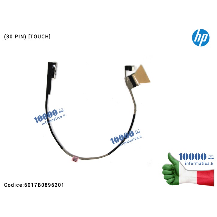Cavo Flat LCD HP EliteBook [TOUCH] 850 G5 855 G5 750 G5 755 G5 ZBook 15U PS1715 (30 PIN)  6017B0896201