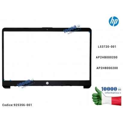 L52014-001 Cornice Display Bezel LCD HP 250 G9 250 G8 255 G8 15S-DU 15S-DY 15-DW TPN-C139 15-DW0000 AP2HB000200 AP2H8000200 L...