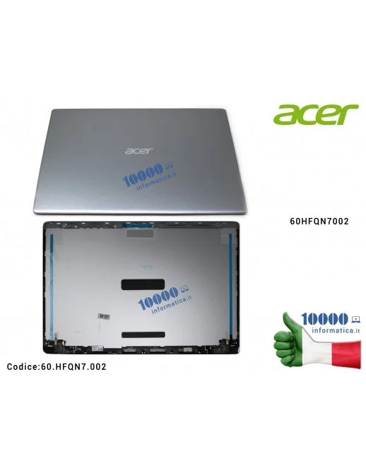 60.HFQN7.002 Cover LCD ACER A515-44 A515-54 A515-54G A515-55 A515-55G [SILVER] Cover LCD ACER Aspire A515-54 A515-54G A515-55...