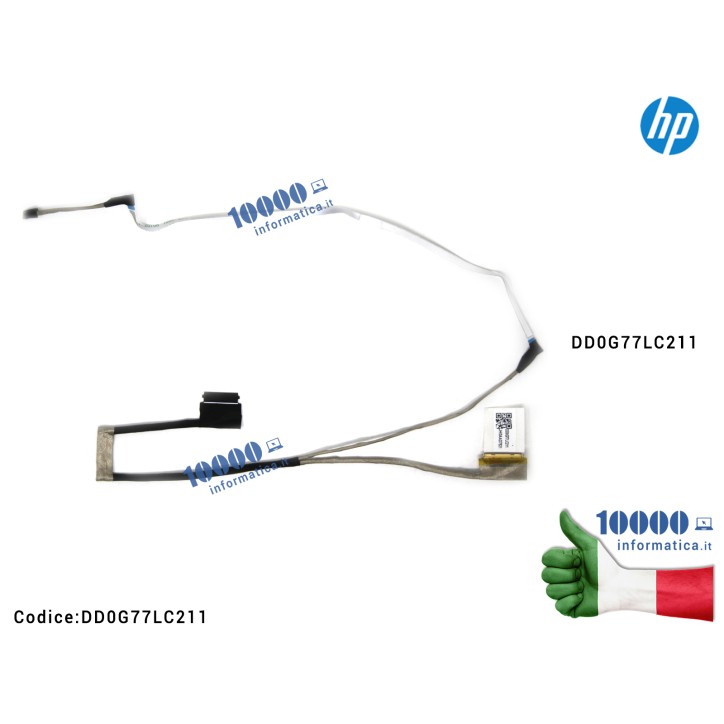 Cavo Flat LCD HP Pavilion 15-CC [G77 (40 PIN)] DD0G77LC211 15-CC 14-BK 15-CD 15-CK TPN-Q190 TPN-Q191 TPN-Q201