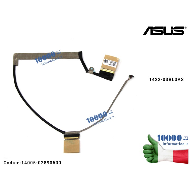 Cavo Flat LCD ASUS X512 X512U X512F X512FL X512UF X512FA X512FJ 1422-03BM0AS 1422-03BL0AS VivoBook F512U X512U X512UF