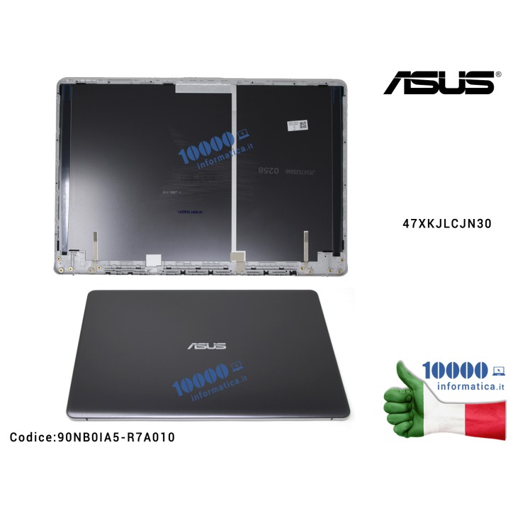 Cover LCD ASUS VivoBook 15 X530 S530 (GUN METAL) X530F X530FA X530FN X530U X530UA X530UF X530UN S530F S530FA S530FN S530U S530UA