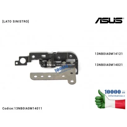 13NB0IA0M14011 Cerniera Hinge [SX] ASUS S530 X530 X530F X530FA X530FN X530UA X530UF X530U X530UN S530F [LATO SINISTRO] 13NB0I...