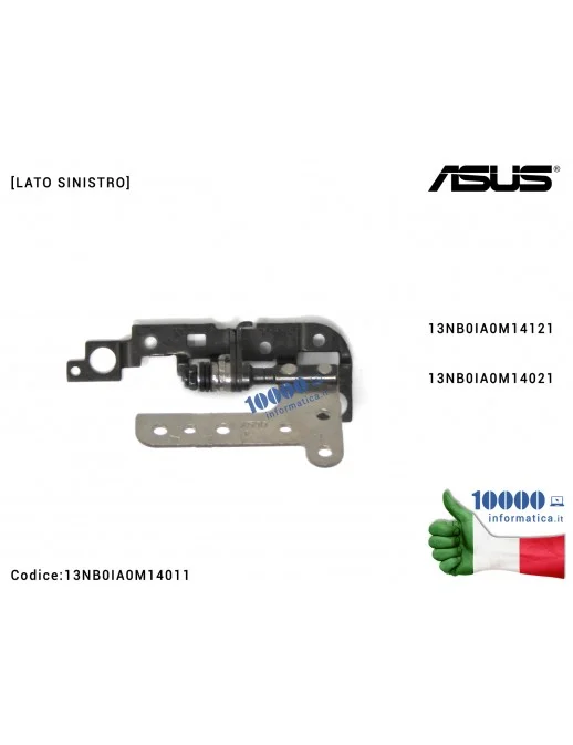 13NB0IA0M14011 Cerniera Hinge [SX] ASUS S530 X530 X530F X530FA X530FN X530UA X530UF X530U X530UN S530F [LATO SINISTRO] 13NB0I...