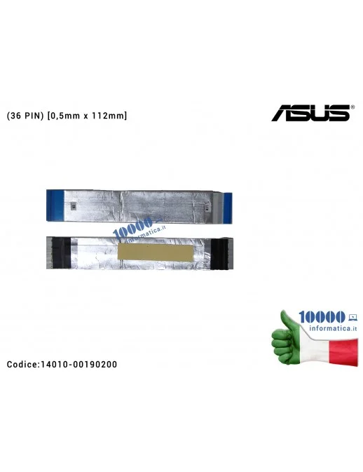 14010-00190200 Cavo LCM Collegamento FFC (36 PIN) [0,5mm x 112mm] ASUS MeMO Pad 10 ME102A 14010-00190200