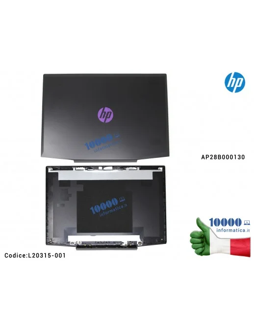 L20315-001 Cover LCD [Logo Viola] HP Gaming Pavilion 15-CX 15T-CX 15-CX000 15-CX0001NL TPN-C133 TPN-C134 (Logo Purple) AP28B0...