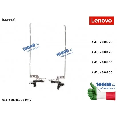 5H50S28947 Cerniere Hinges LENOVO IdeaPad 3 15ADA05 (81W1) 3-15ARE05 (81W4) 3-15IML05 (81WR) (81WB) (82BS) 3-15IIL05 (81WE) 3...