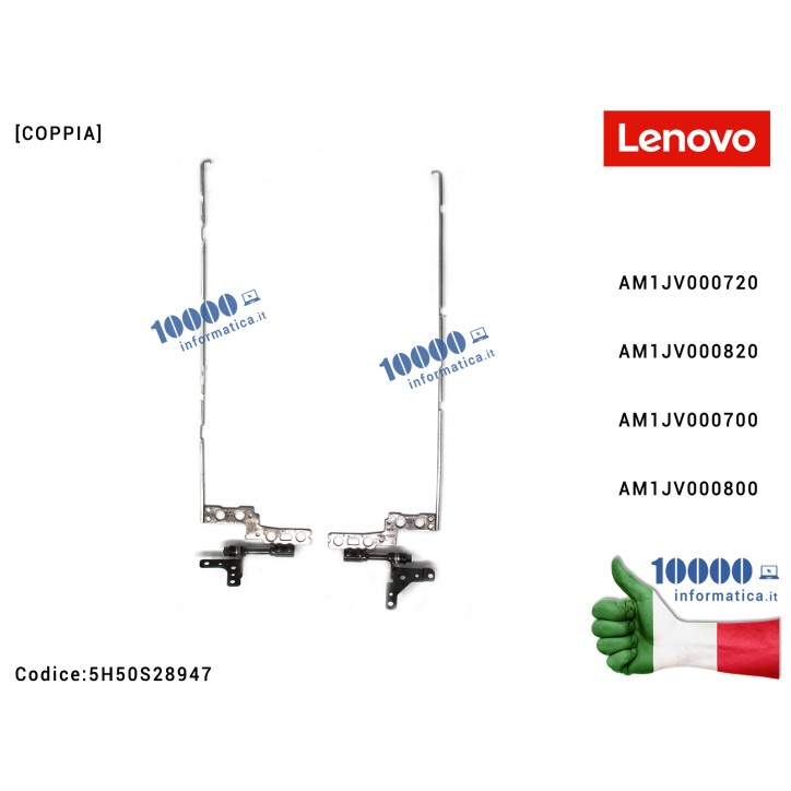 Cerniere Hinges LENOVO IdeaPad 3 15ADA05 (81W1) 3-15ARE05 (81W4) 3-15IML05 (81WR) (81WB) (82BS) 3-15IIL05 (81WE) 3-15IGL05 (81WQ