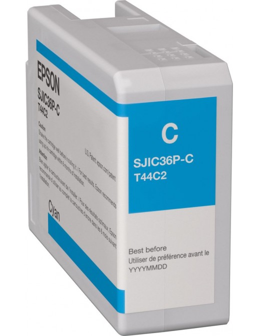 C13T44C240 Epson Ink cartridge, ColorWorks C6500/C6000, Cyan Epson