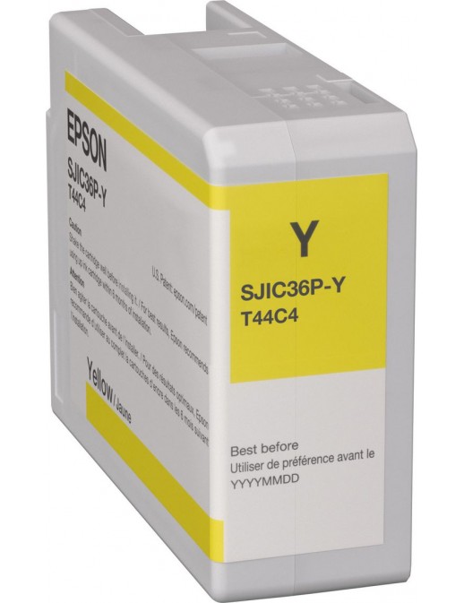 C13T44C440 Epson Ink cartridge, ColorWorks C6500/C6000, Yellow Epson