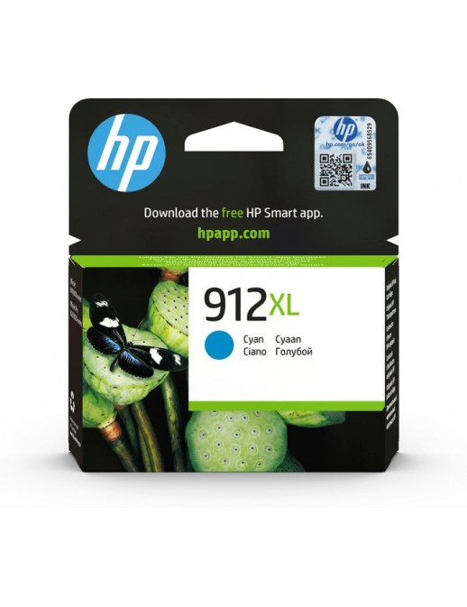 3YL81AEBGY HP 912XL High Yield Cyan Original Ink Cartridge 192545866880, 192545866866, 192545866873