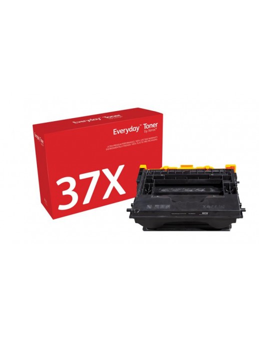 006R03643 Xerox Everyday™ Black Toner by Xerox compatible with HP 37X (CF237X), High capacity 25000 pagine