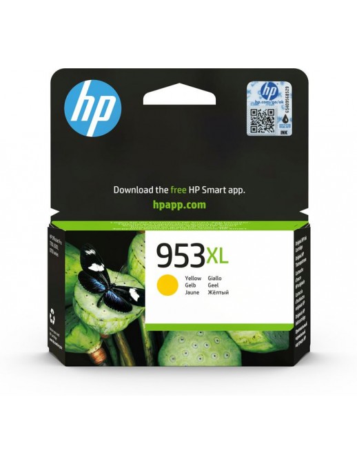 F6U18AEBGY HP 953XL High Yield Yellow Original Ink Cartridge 725184104176, 725184104152, 725184104169