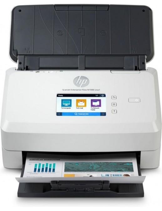 6FW10A HP 90 - 264V, 50/60Hz, 2.8" Touch, 240 x 320pixels, 70dB, Ethernet, Wi-Fi, USB 3.0, 43 - 350g/m², 38W, 666MHz, 600 x 600d