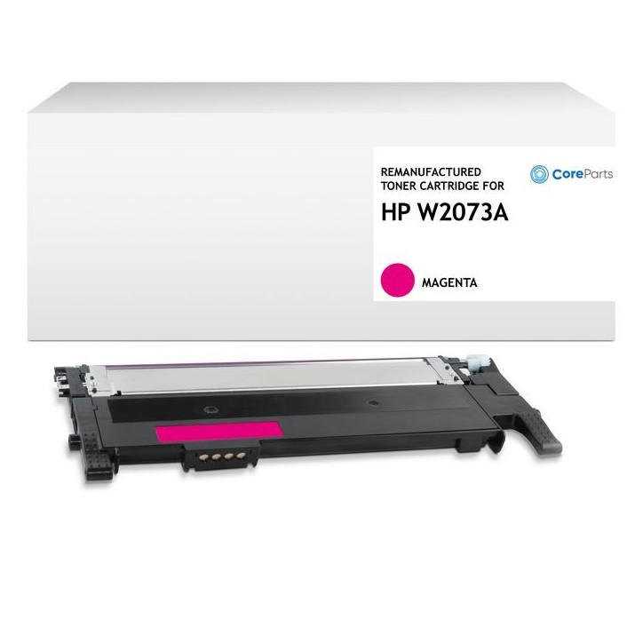 QI-W2073A CoreParts Lasertoner for HP Magenta Pages: 700 DIN 33870-2 (color)ISO/IEC 19798 (color) with Chip for HP CL 150 a/nw M