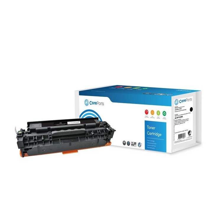 QI-HP1025B CoreParts Toner Black CF410A Pages: 2.300 Nordic Swan HP Color LaserJet Pro M452 (410A) Series CF410A 1