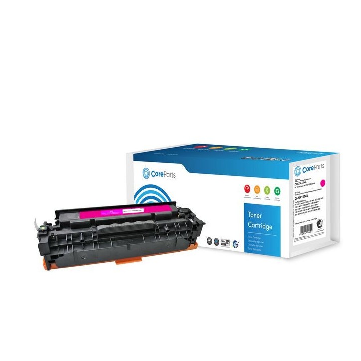 QI-HP1014M CoreParts Toner Magenta CC533A Pages: 2.800, Nordic Swan HP Color LaserJet CP2025 (304A) Series CC533A, APTHP533AE Co QI-HP1014M CoreParts Toner Magenta CC533A Pages: 2.800, Nordic Swan HP Color LaserJet CP2025 (304A) Series CC533A, APTHP533AE Co