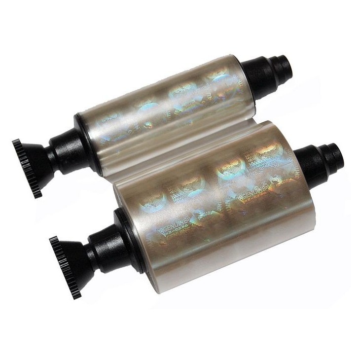 R4002 Evolis R4002, Hologram Overlay Varnish Ribbon - Generic Globe Design, for Evolis Pebble 4 / Dualys 3 / Securion, 350 image