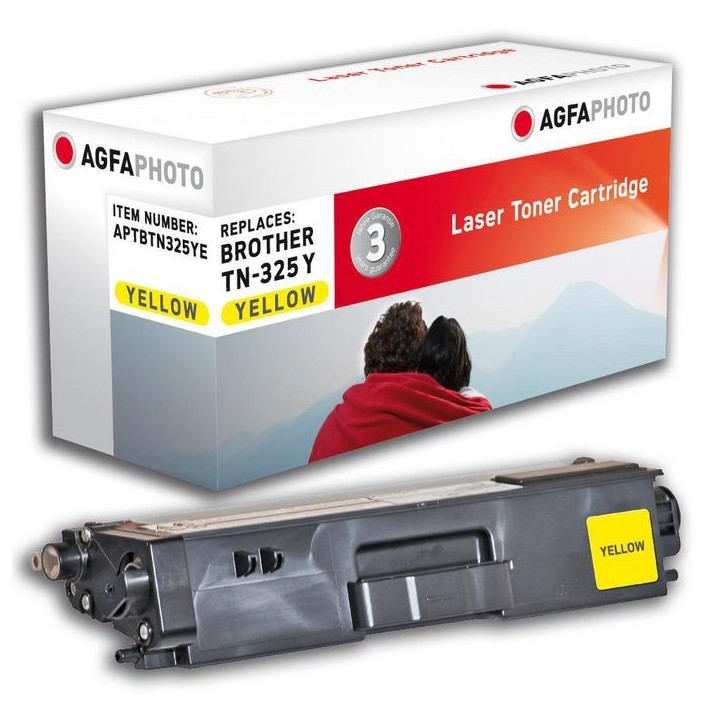 APTBTN325YE AgfaPhoto 3500 pages, Yellow TN325Y, TN-325 Y, APTBTN325YE 3500 pagine