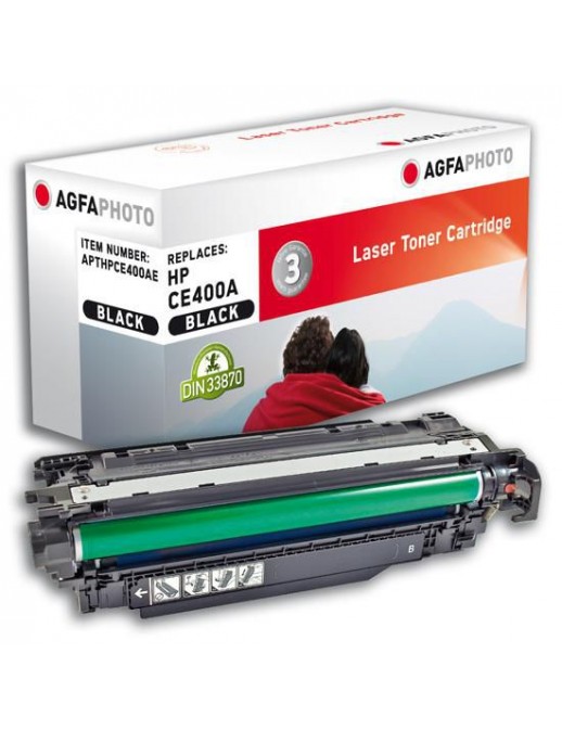 APTHPCE400AE AgfaPhoto Toner HP CE400A, 5500 CE400A, 507A, APTHPCE400AE 5500 pagine