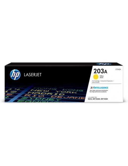 CF542A HP 203A Yellow Original LaserJet Toner Cartridge 190781107101