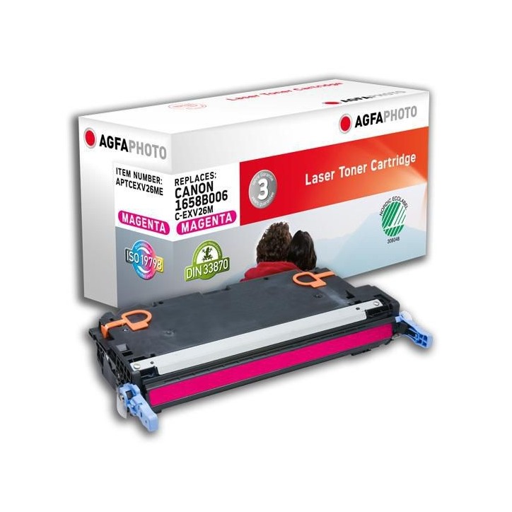 APTCEXV26ME AgfaPhoto 6000 page yield, f/Canon, Magenta Canon