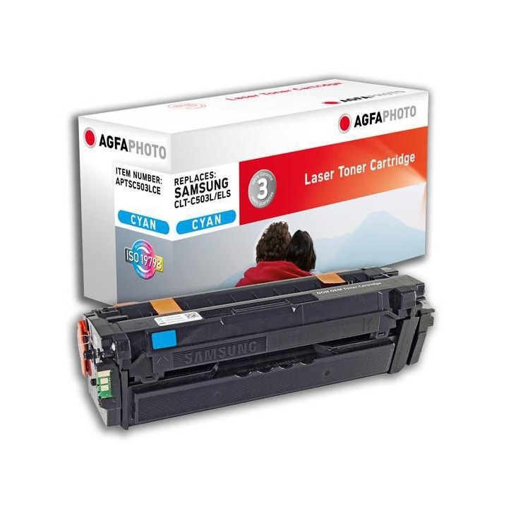 APTSC503LCE AgfaPhoto 5000 page yield, f/Samsung, cyan Samsung