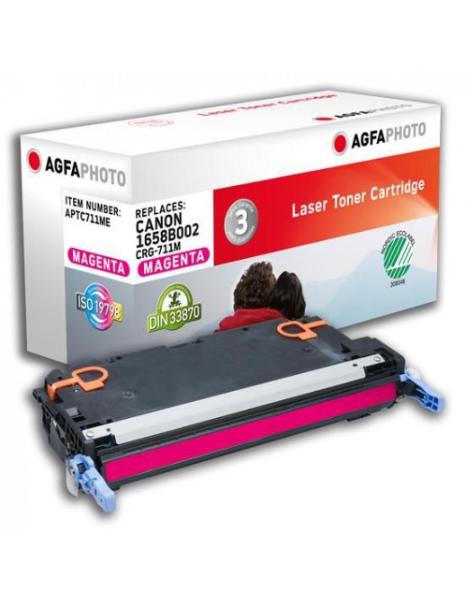 APTC711ME APTC711ME AgfaPhoto 6000 page yield, f/Canon, Magenta Canon