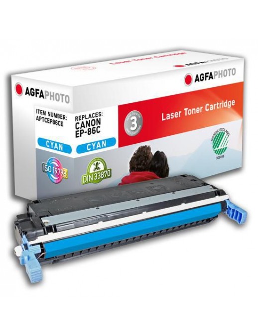 APTCEP86CE APTCEP86CE AgfaPhoto 12000 page yield, f/Canon, Cyan Canon