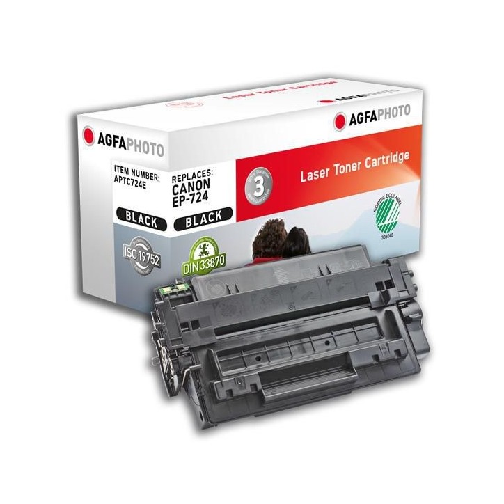 APTC724E AgfaPhoto 6000 page yield, f/Canon, Black 1