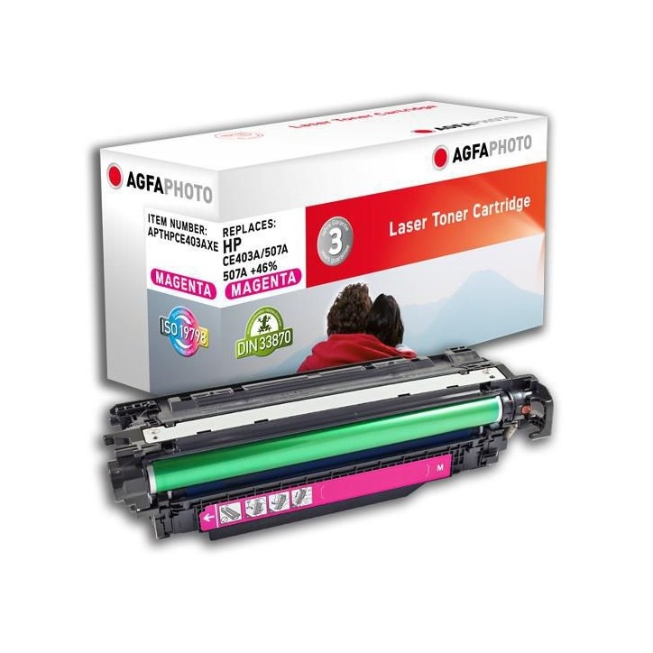 APTHPCE403AXE AgfaPhoto 8750 page yield, f/HP, Magenta HP