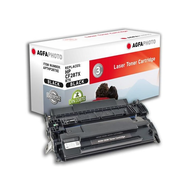 APTHP287XE AgfaPhoto HP CF287X, 18000 pages, black 18000 pagine