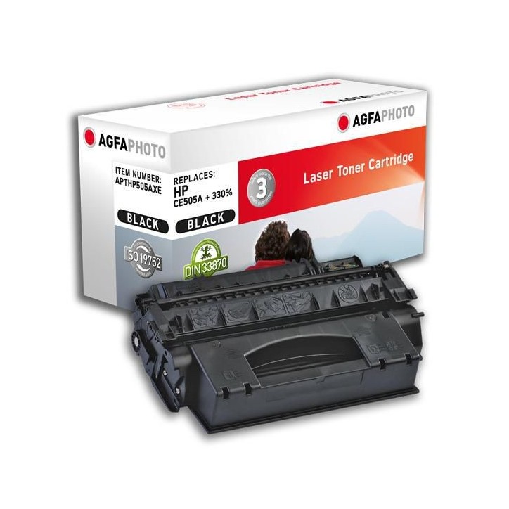 APTHP505AXE AgfaPhoto Toner Cartridge for HP LaserJet P2035, Black, 10000 pages 10000 pagine
