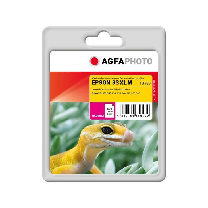 APET336MD AgfaPhoto Ink Cartridge for Epson Expression Premium XP-530, Magenta, 650 pages Epson