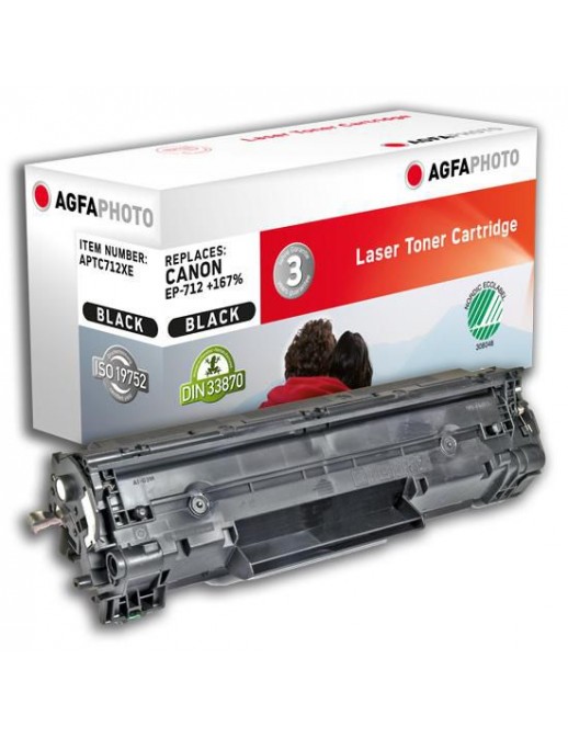 APTC712XE APTC712XE AgfaPhoto 4000 page yield, f/Canon, Black 1