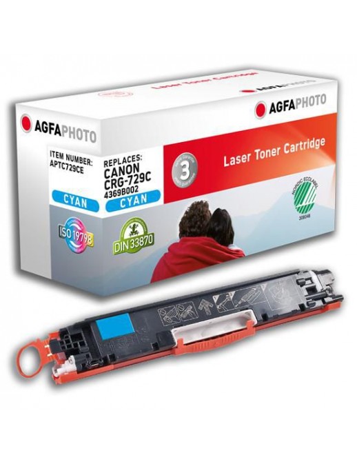APTC729CE APTC729CE AgfaPhoto Cyan, 1000p, Canon LBP 7010/7018 Canon