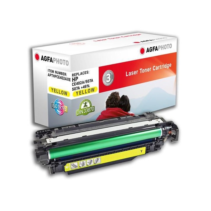 APTHPCE402AXE AgfaPhoto 8750 page yield, f/HP, Yellow HP