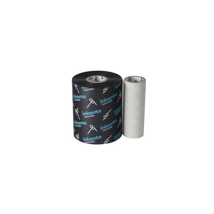 T42502IO ARMOR Thermal Transfer Ribbon, WAX/RESIN, APR 6, Black, 80x300, Inking: Outside, 10 rolls/box 44103112