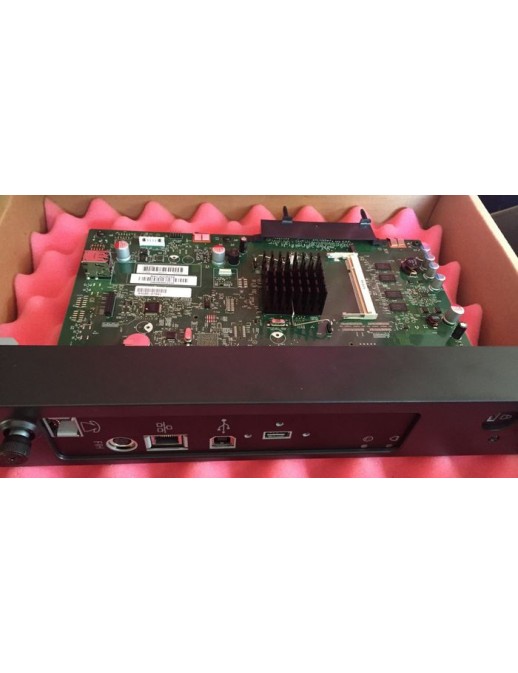 B3G85-67901 HP Formatter assembly for HP LaserJet M630 MFP, 110V power requirement, includes SSD and fax capabilities. 645601 44