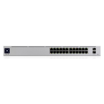 USW-PRO-24-POE USW-PRO-24-POE Ubiquiti USW-Pro-24-POE Gen 2, AC/DC, Internal, 450W, (24) 10/100/1000 RJ45 Ports, (2) 1/10G SF...