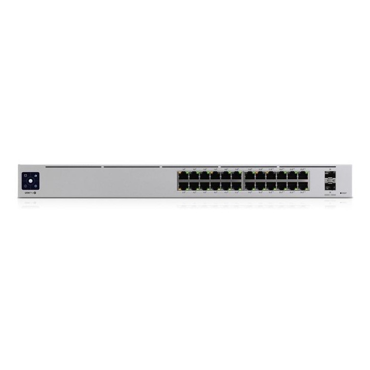 USW-PRO-24-POE Ubiquiti USW-Pro-24-POE Gen 2, AC/DC, Internal, 450W, (24) 10/100/1000 RJ45 Ports, (2) 1/10G SFP+, 442.4 x 285.4 
