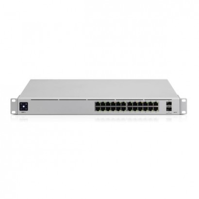 USW-PRO-24 USW-PRO-24 Ubiquiti (24) Gigabit RJ45 ports, (2) 10G SFP+ ports, L2/L3, 1.3" touchscreen display 835339 65,472 Mpps
