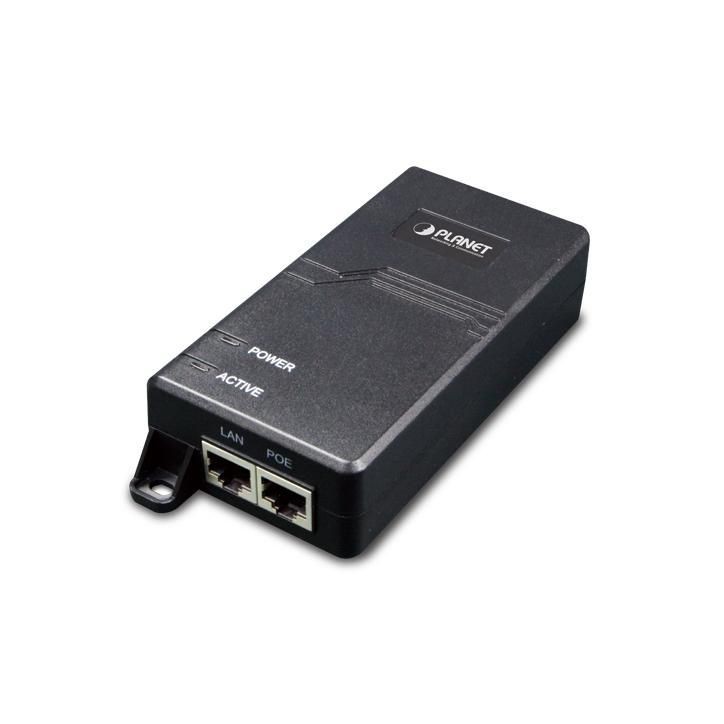 POE-163 Planet RJ-45, Gigabit Ethernet, 177g, Black IEEE 802.3, IEEE 802.3u, IEEE 802.3ab, IEEE 802.3at, IEEE 802.3af