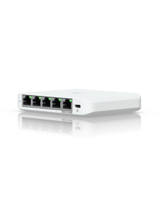 USW-FLEX-2.5G-5 USW-FLEX-2.5G-5 Ubiquiti 5x 1/2.5 GbE RJ45, 25 Gbps, 18.6 Mpps, 12.5 Gbps throughput, DC 5V/1A/5W, PoE 44-57V...