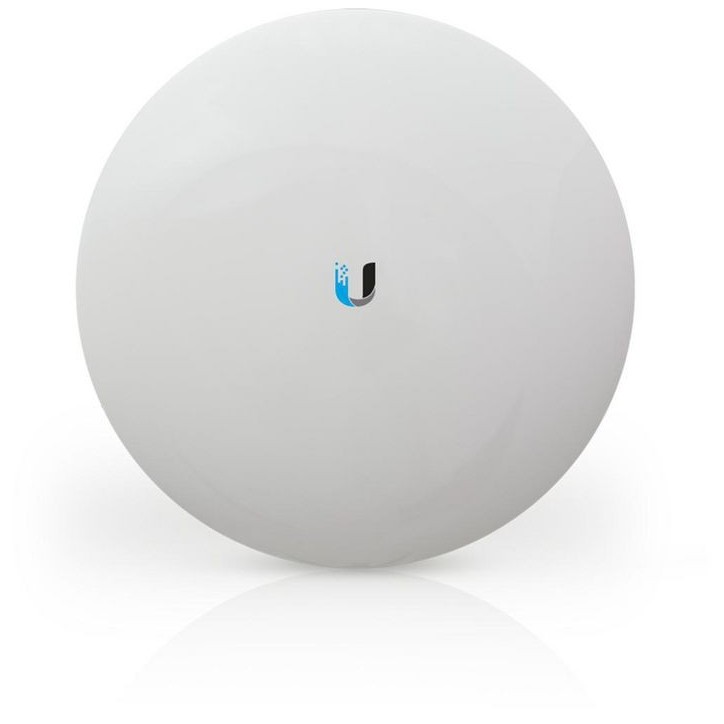 NBE-5AC-GEN2 Ubiquiti 5 Ghz, 450 Mbps, 19 dBi, 10/100/1000 Ethernet, 128 MB DDR2, 8 MB Flash, 1.5:1 VSWR, 189 x 189 x 125 mm 725